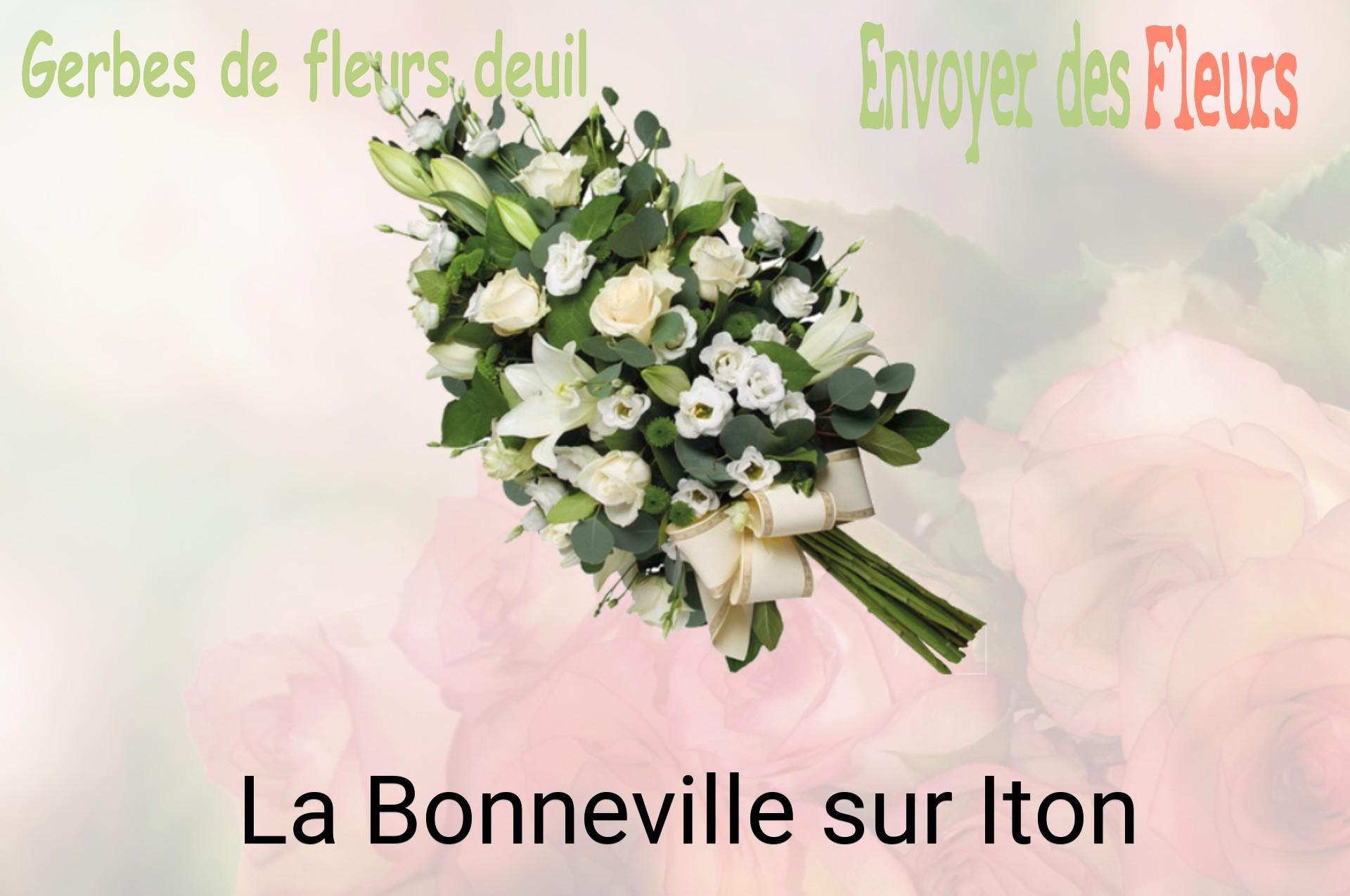 Gerbe de fleurs de deuil livrée à La Bonneville-sur-Iton